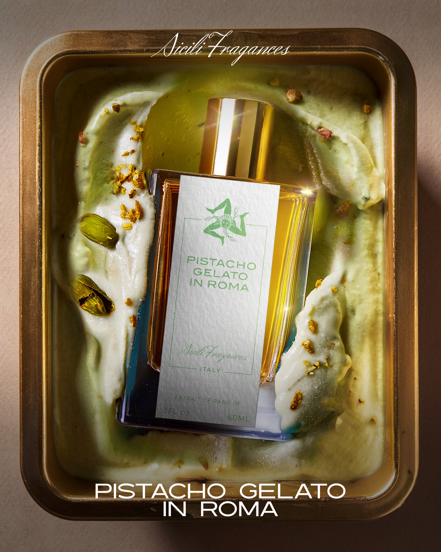 Sicili Pistacho Gelato In Roma Extrait De Parfum unisex